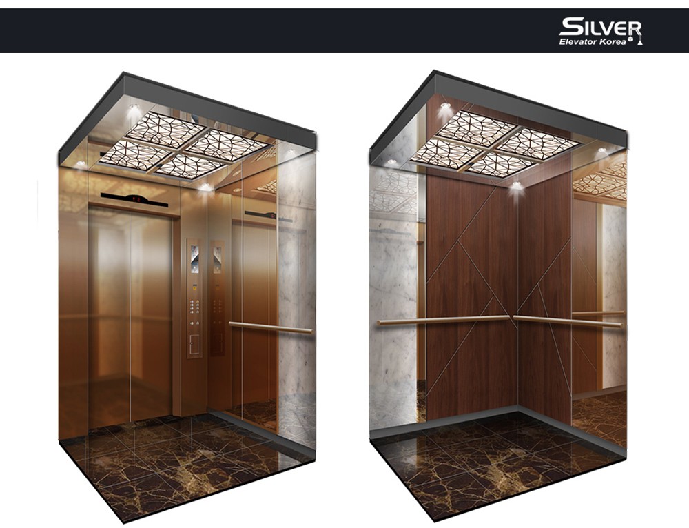 Silver elevator
